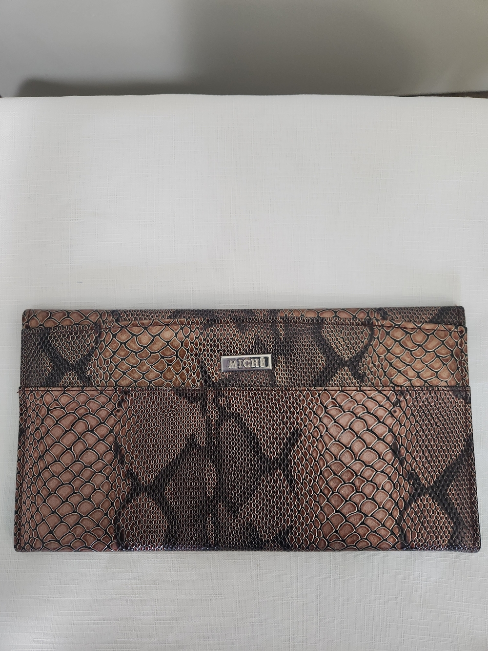 MICHE Copper Snake-Embossed Purse Shell Cover-Classic Jen